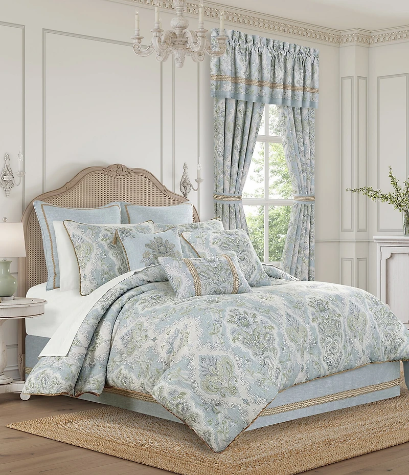 J. Queen New York Pasadena Jute Trimmed Framed Euro Sham