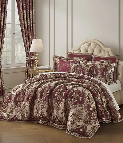 J. Queen New York Phyllis Woven Damask Oversized Comforter Set