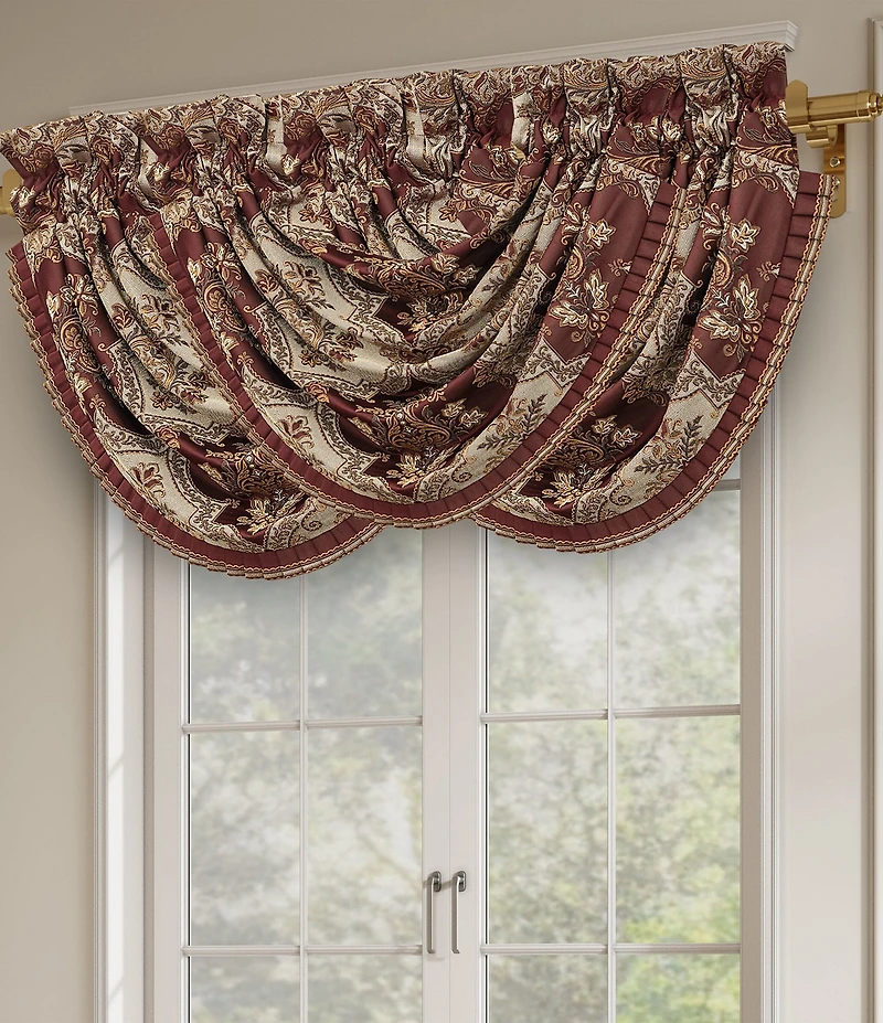 J. Queen New York Phyllis Woven Damask Window Treatment