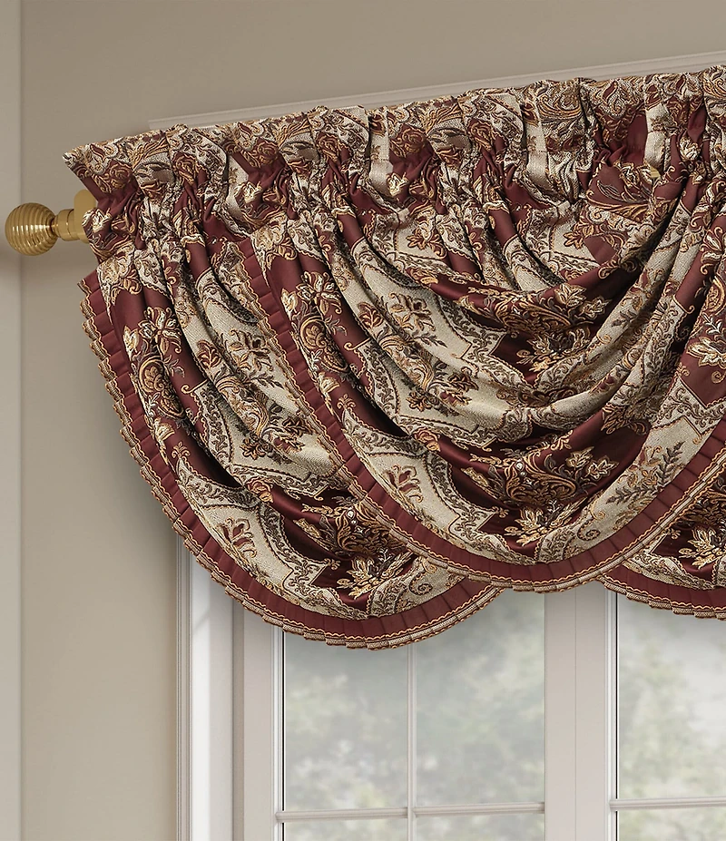 J. Queen New York Phyllis Woven Damask Window Treatment