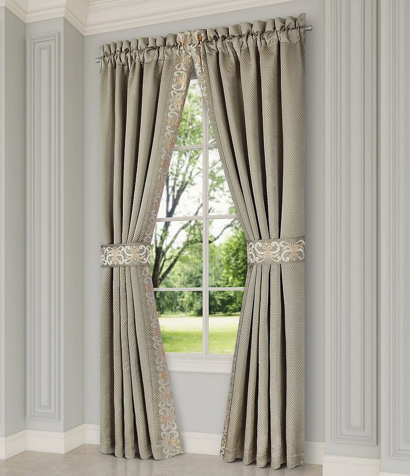 J. Queen New York Piazza Matelasse Textured Window Treatment