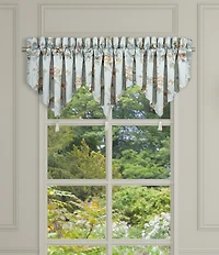 J. Queen New York Prestige Woven Floral Design Window Treatment