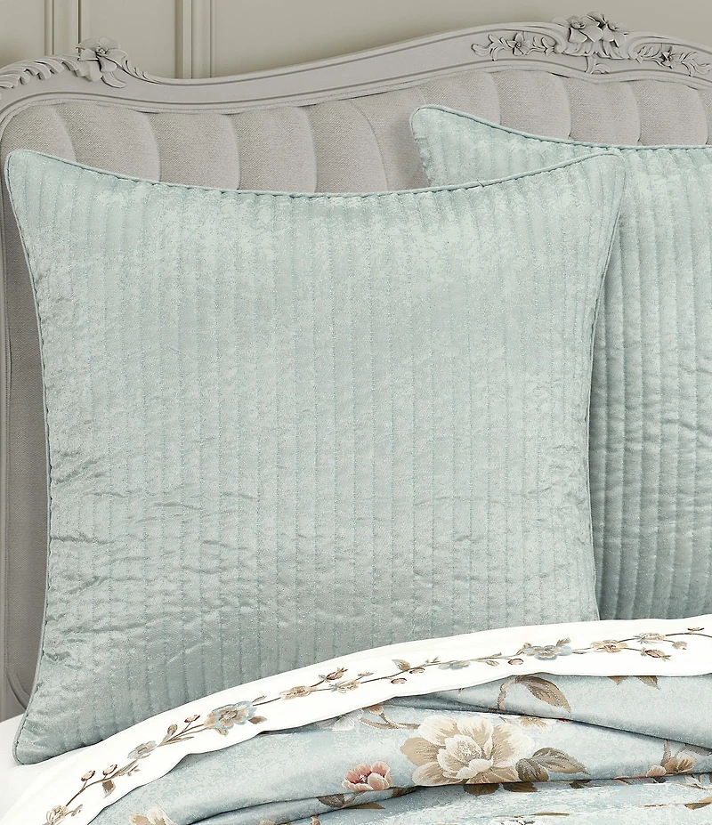 J. Queen New York Prestige Woven Floral Reversible Euro Sham