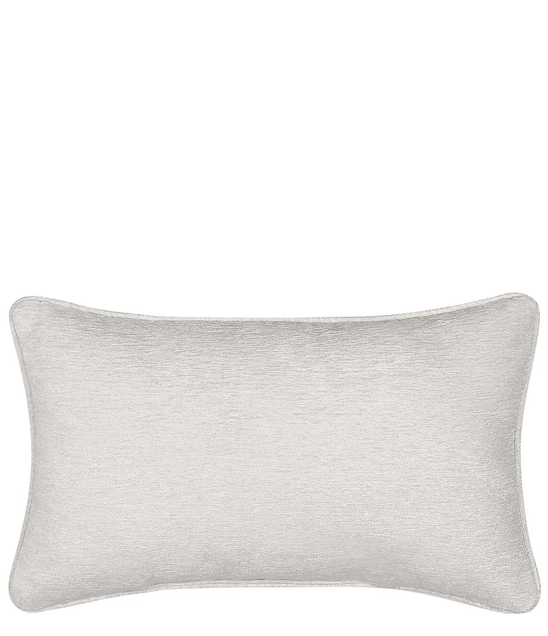 J. Queen New York Queensbury Embroidered Damask Boudoir Throw Pillow