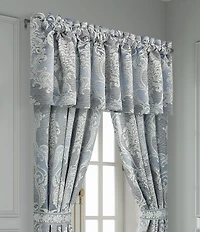J. Queen New York Queensbury Grand-Scale Woven Jacquard Medallion Design Window Treatment