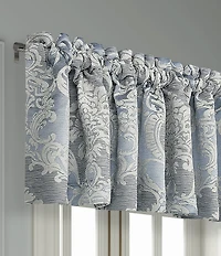 J. Queen New York Queensbury Grand-Scale Woven Jacquard Medallion Design Window Treatment