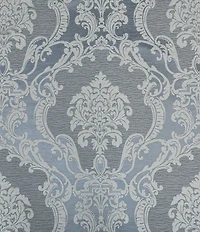 J. Queen New York Queensbury Grand-Scale Woven Jacquard Medallion Design Window Treatment