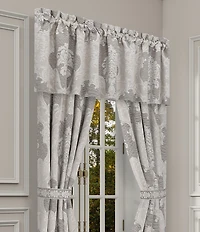 J. Queen New York Queensbury Grand-Scale Woven Jacquard Medallion Design Window Treatment