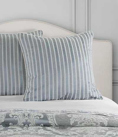 J. Queen New York Queensbury Woven Stripe Euro Sham