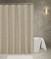 J. Queen New York Radiance Woven Jacquard Shower Curtain