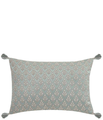 J. Queen New York Rita Tassel Woven Foulard Boudoir Decorative Pillow