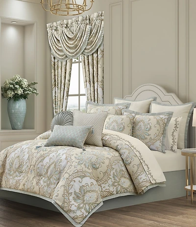 J. Queen New York Rita Woven Damask Oversized Comforter Set