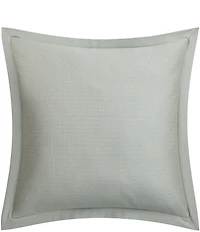 J. Queen New York Rita Woven Herringbone Flanged Euro Sham