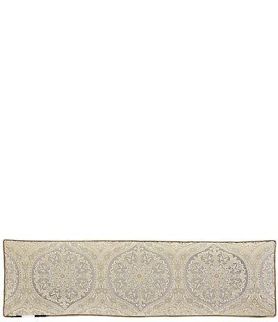 J. Queen New York Romero Woven Medallion Reversible Bolster Pillow