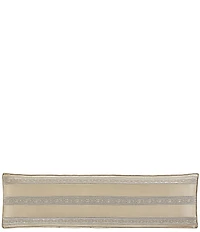 J. Queen New York Romero Woven Medallion Reversible Bolster Pillow