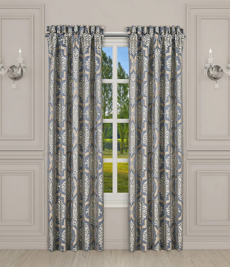 J. Queen New York San Marino Unique Weave Damask Window Treatment