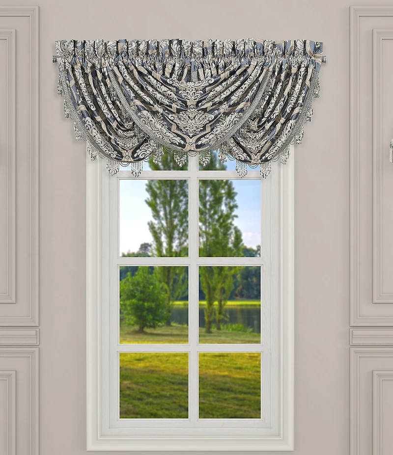 J. Queen New York San Marino Unique Weave Damask Window Treatment