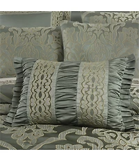 J. Queen New York Santino Ruched Pleated Boudoir Pillow