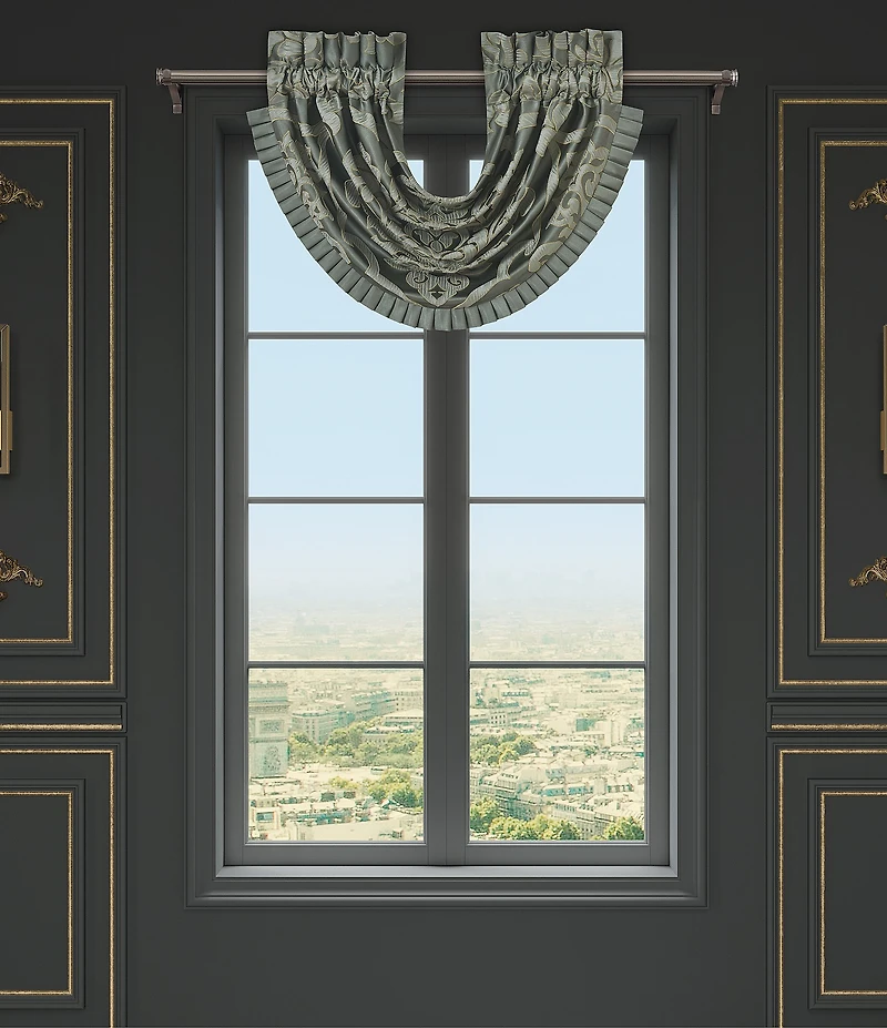 J. Queen New York Santino Damask Window Treatment