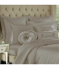 J. Queen New York Satinique Silky Quilted Euro Sham