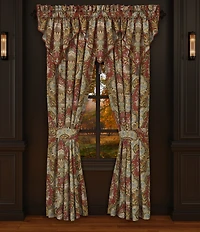 J. Queen New York Sayre Stria Textured Floral Print Window Treatment