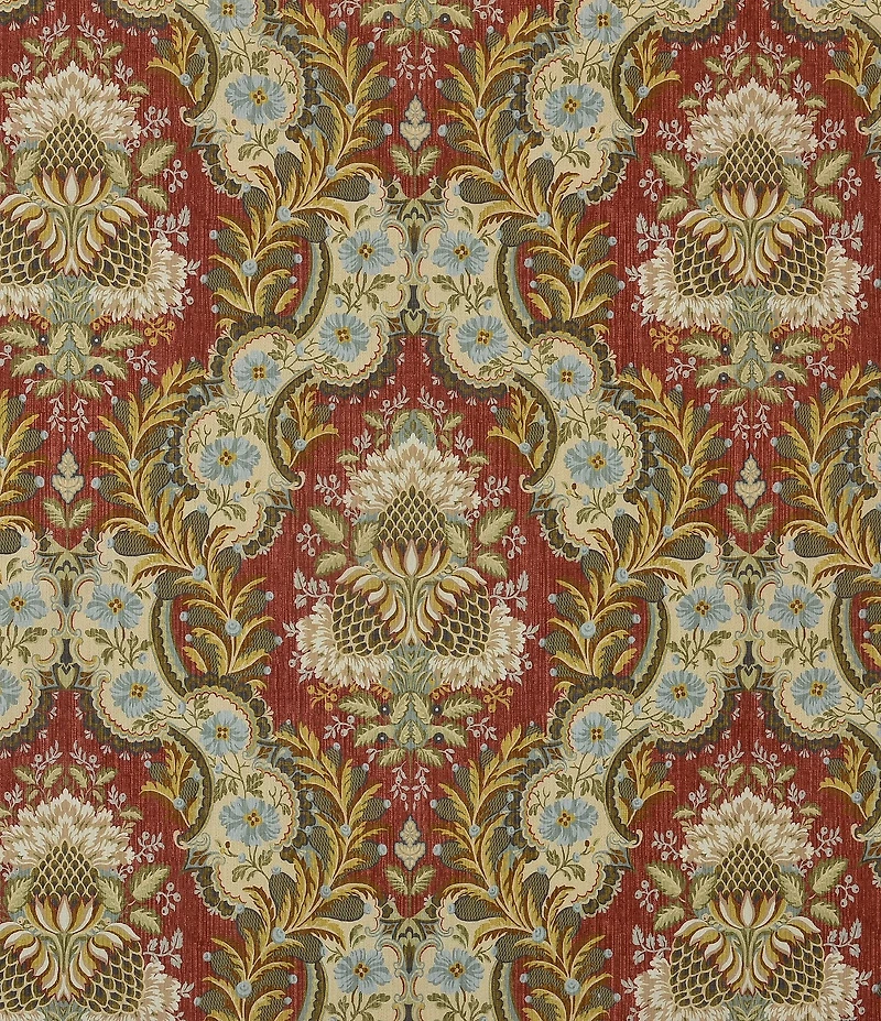 J. Queen New York Sayre Stria Textured Floral Print Window Treatment