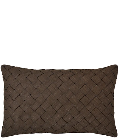 J. Queen New York Sayre Woven Reversible Boudoir Decorative Throw Pillow