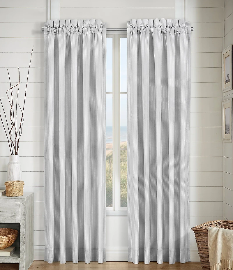 J. Queen New York Shore Striped Window Treatment