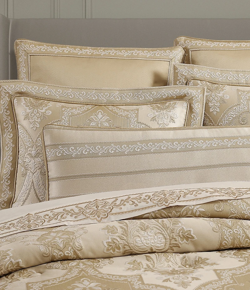 J. Queen New York Sondra Reversible Reading Bolster Pillow