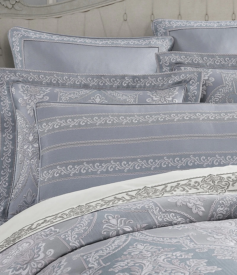J. Queen New York Sondra Reversible Reading Bolster Pillow