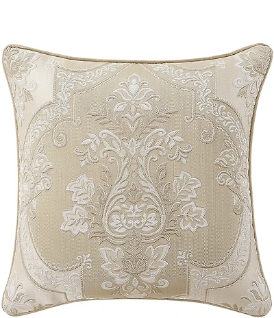 J. Queen New York Sondra Woven Damask Reversible Square Decorative Pillow