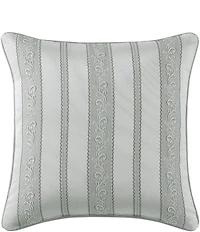 J. Queen New York Sondra Woven Damask Reversible Square Decorative Pillow