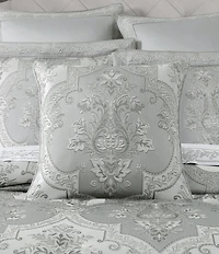 J. Queen New York Sondra Woven Damask Reversible Square Decorative Pillow