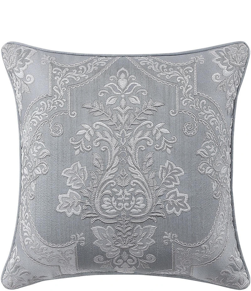 J. Queen New York Sondra Woven Damask Reversible Square Decorative Pillow