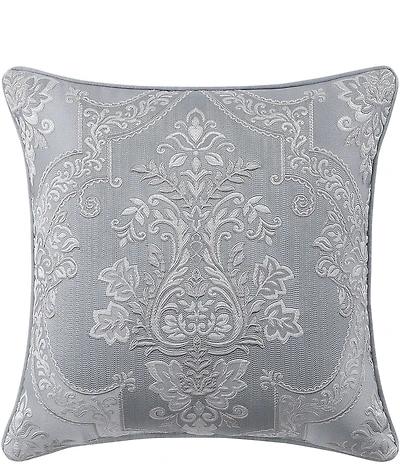 J. Queen New York Sondra Woven Damask Reversible Square Decorative Pillow