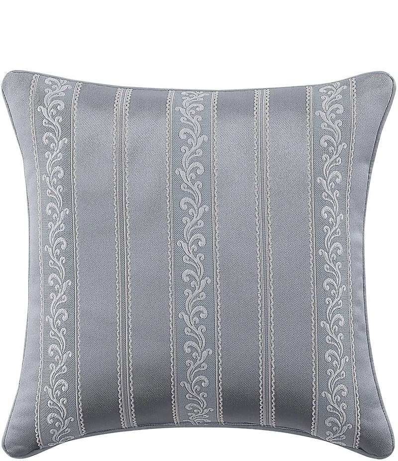 J. Queen New York Sondra Woven Damask Reversible Square Decorative Pillow