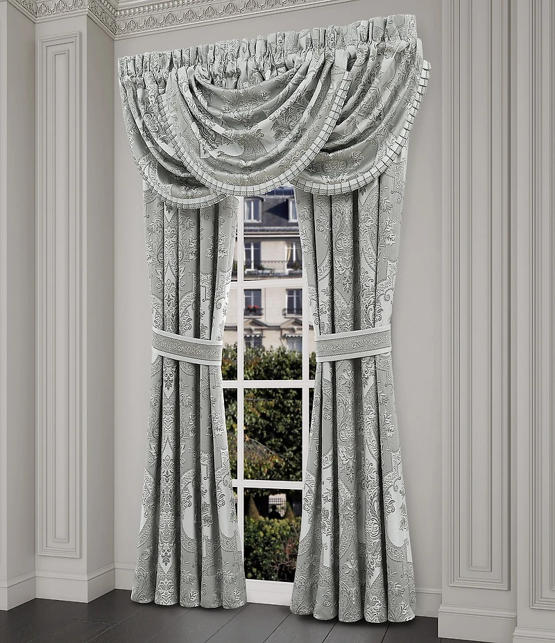 J. Queen New York Sondra Woven Damask Window Treatment