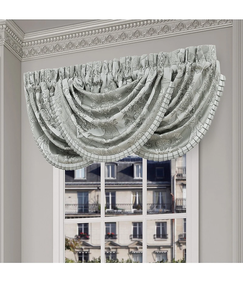 J. Queen New York Sondra Woven Damask Window Treatment
