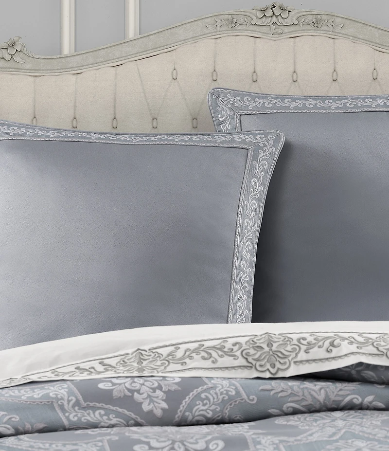 J. Queen New York Sondra Woven Framed Reversible Euro Sham