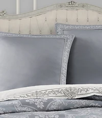 J. Queen New York Sondra Woven Framed Reversible Euro Sham