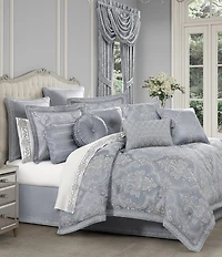 J. Queen New York Sondra Woven Framed Reversible Euro Sham