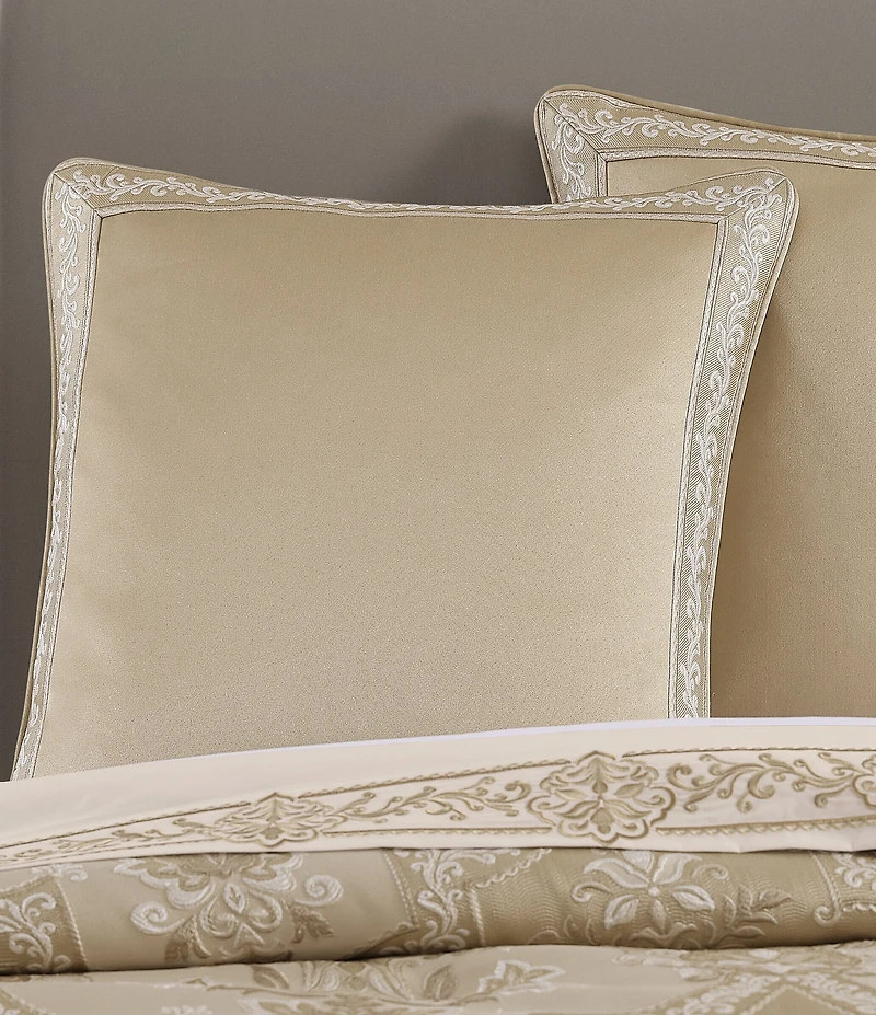 J. Queen New York Sondra Woven Framed Reversible Euro Sham