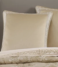 J. Queen New York Sondra Woven Framed Reversible Euro Sham