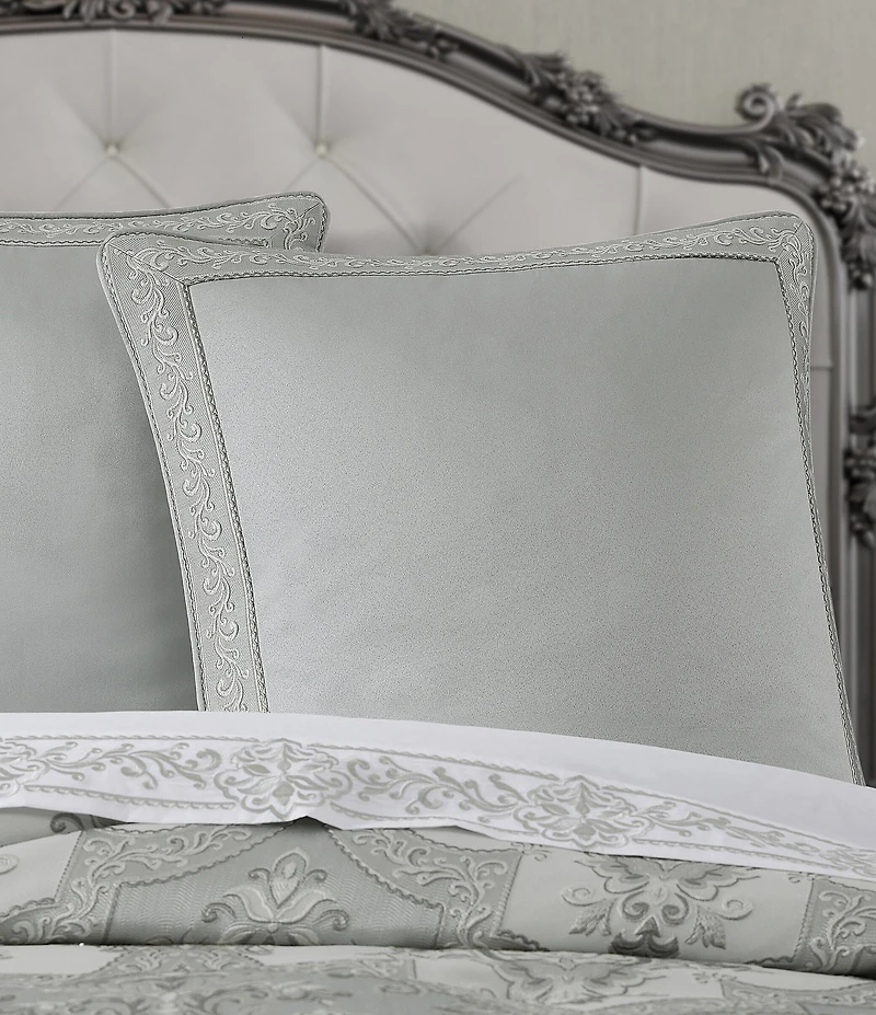 J. Queen New York Sondra Woven Framed Reversible Euro Sham