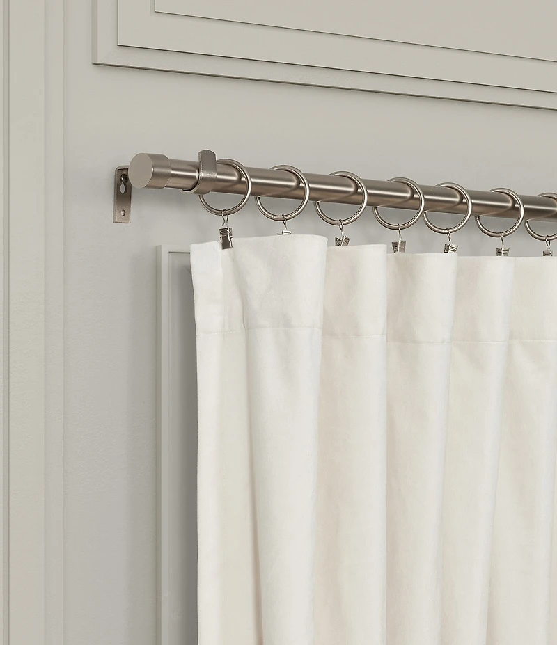 J. Queen New York Stanton Adjustable Iron Curtain Rod