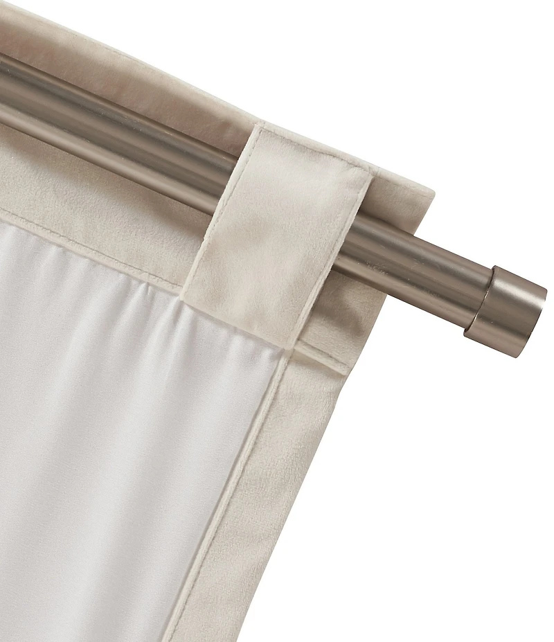 J. Queen New York Stanton Adjustable Iron Curtain Rod