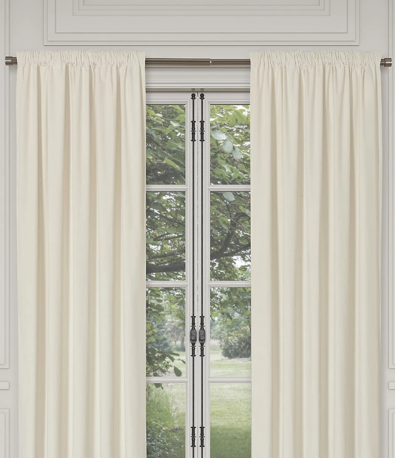 J. Queen New York Stanton Adjustable Iron Curtain Rod