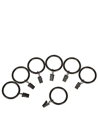 J. Queen New York Stanton Polished Iron Window Curtain Clip Rings