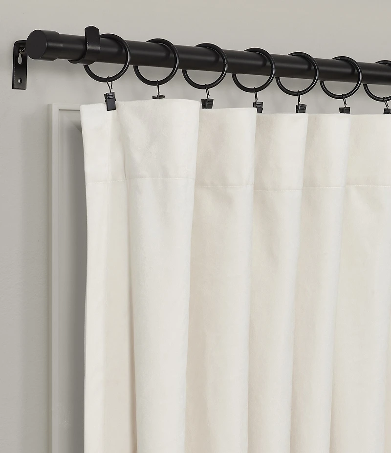 J. Queen New York Stanton Polished Iron Window Curtain Clip Rings