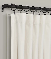 J. Queen New York Stanton Polished Iron Window Curtain Clip Rings